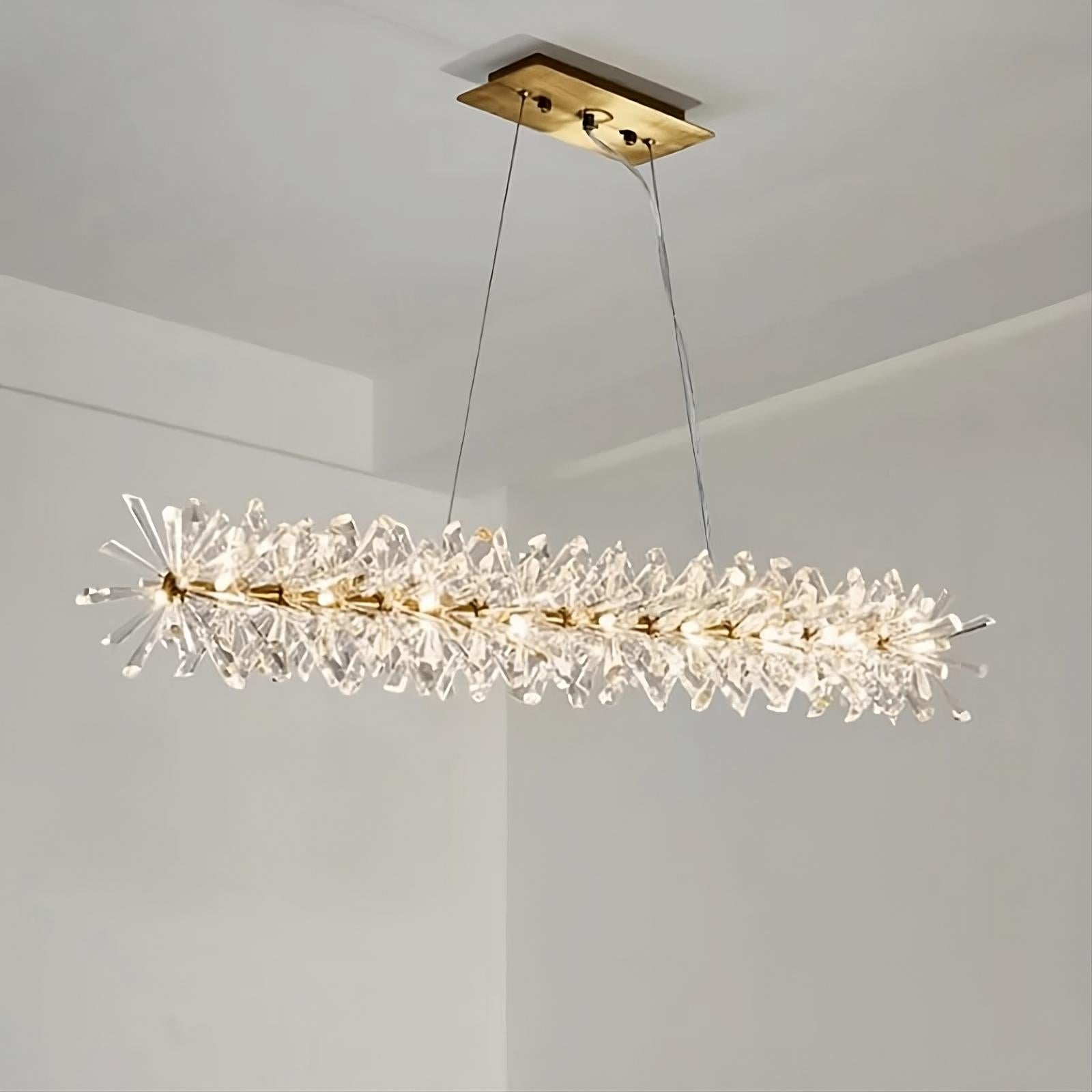 Mira 40" Crystal Dining Room Chandelier