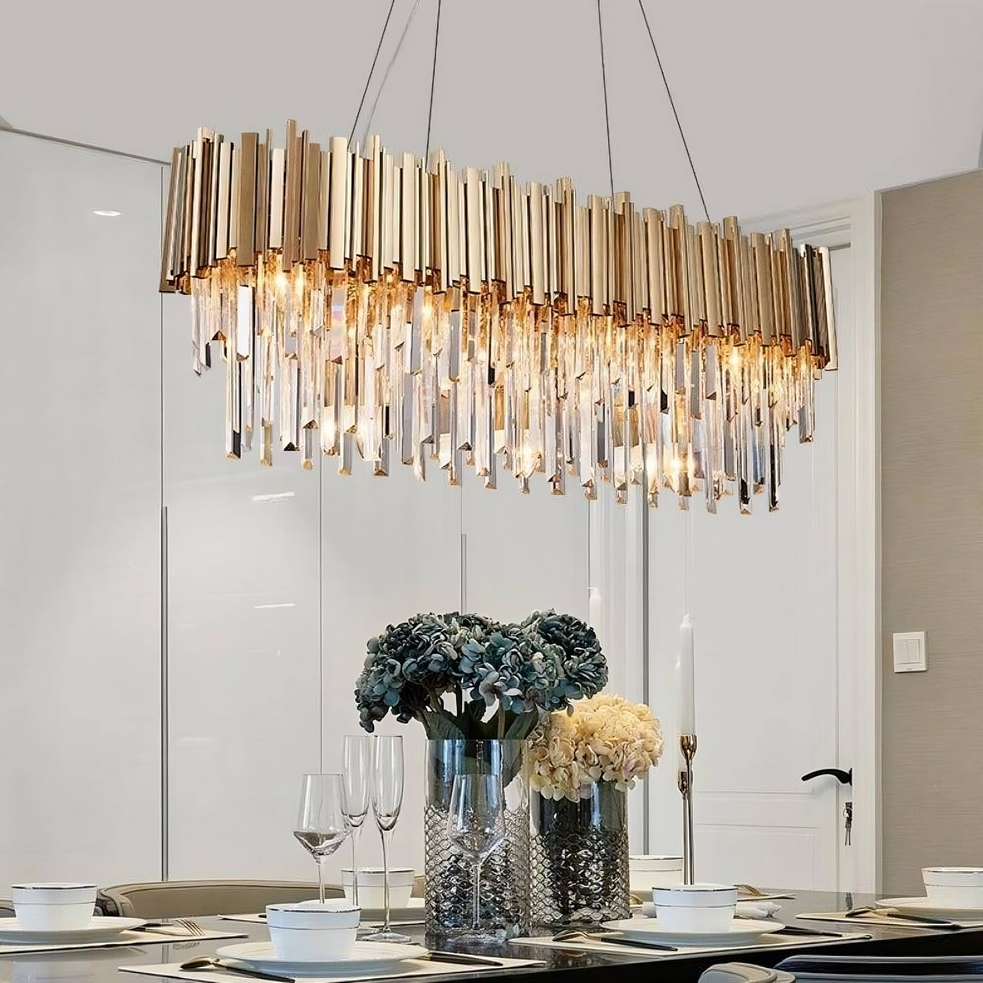 Gio Crystal Dining Room Chandelier — product detail 4