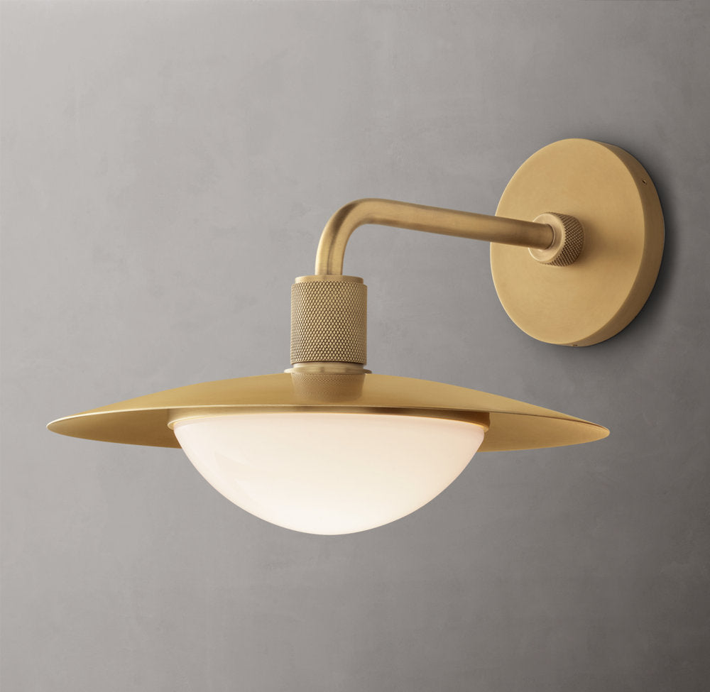 Kennan Circular Sconce, Wall Sconce, 11"W x 13"D x 9"H
