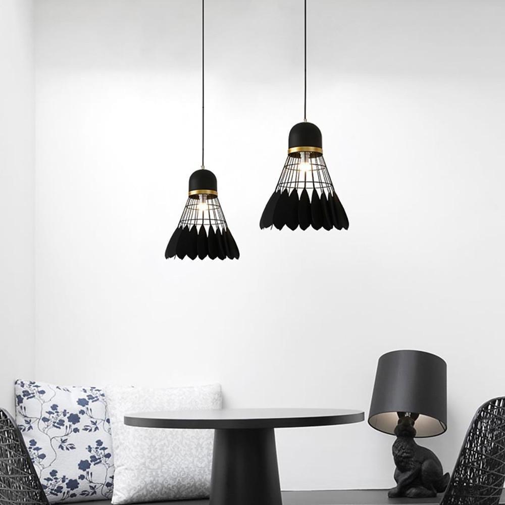 1 Bulb Industrial Pendant Lamp Metal Mini Geometrical