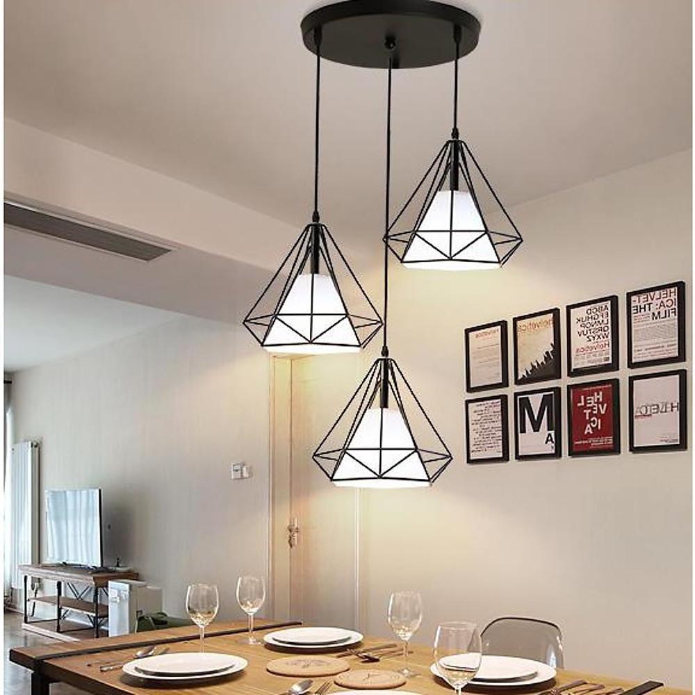 Geometrical Lantern Classic Island Pendant Lights Metal
