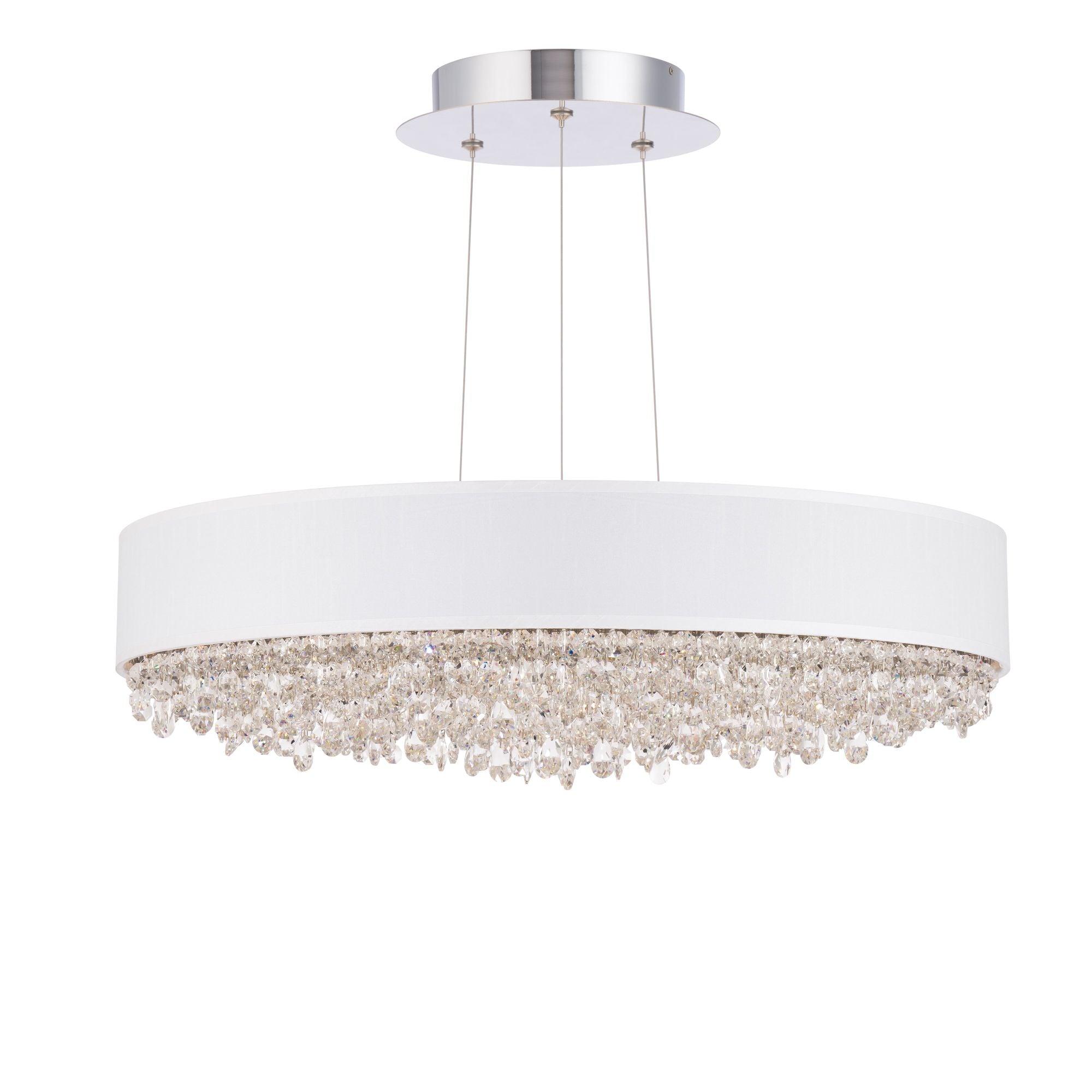 Eclyptix LED 6.5"H X 1-Light Crystal Pendant