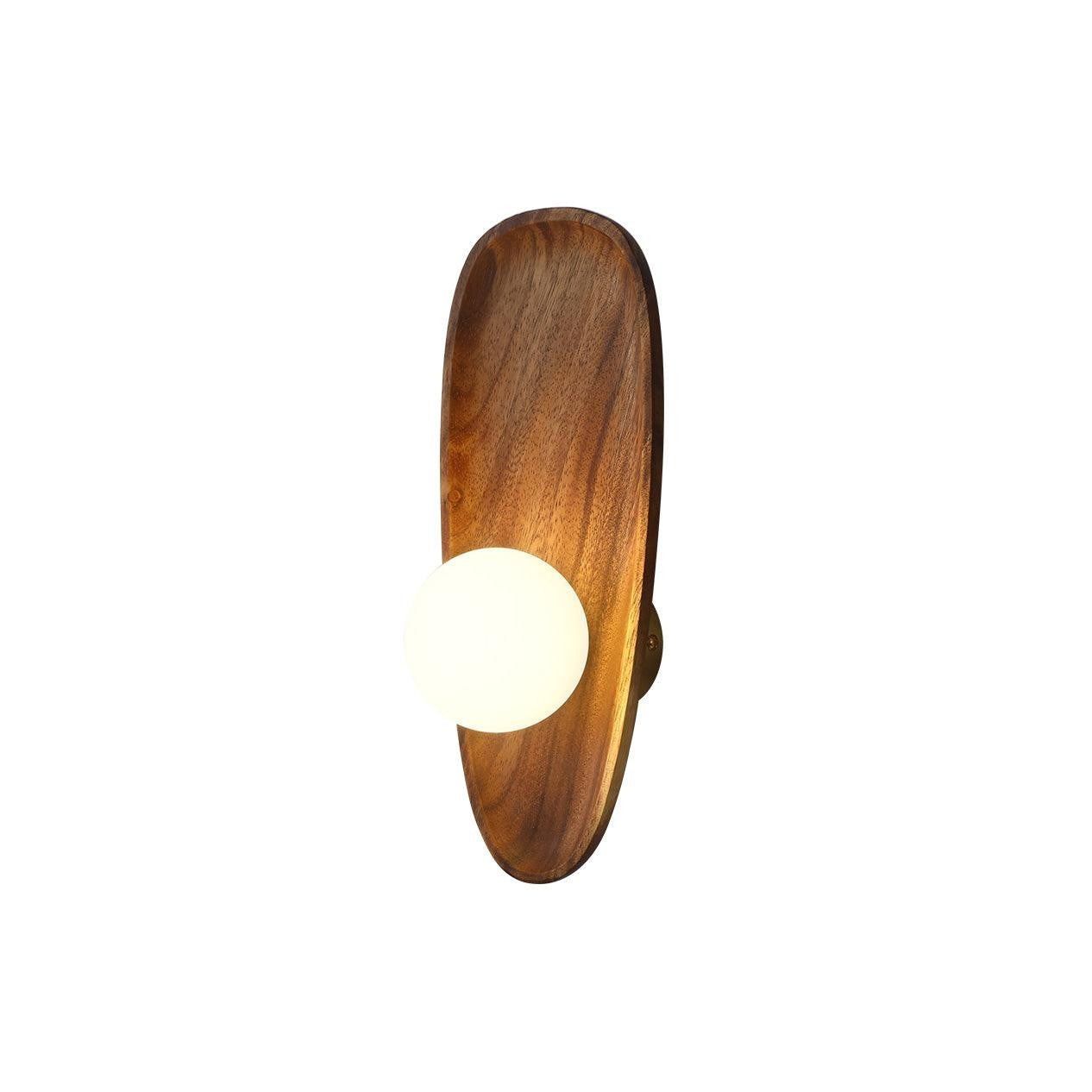 Eivor Wooden Globe Wall Light
