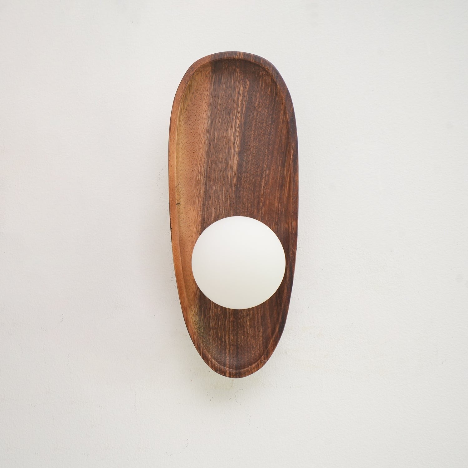 Eivor Wooden Globe Wall Light