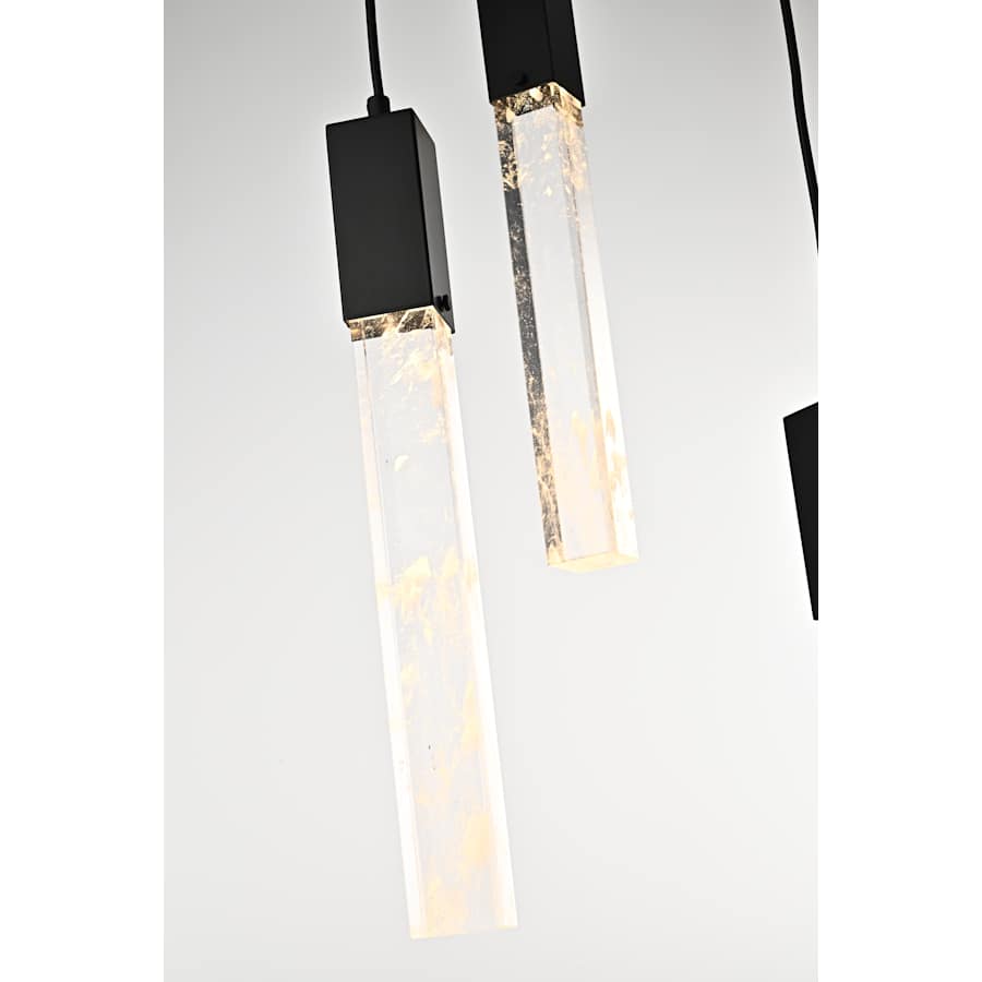 Aurora 42" Wide Crystal Linear Pendant