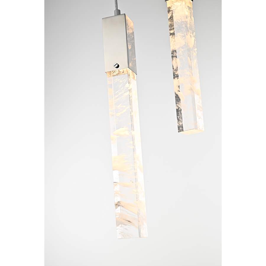 Aurora 42" Wide Crystal Linear Pendant