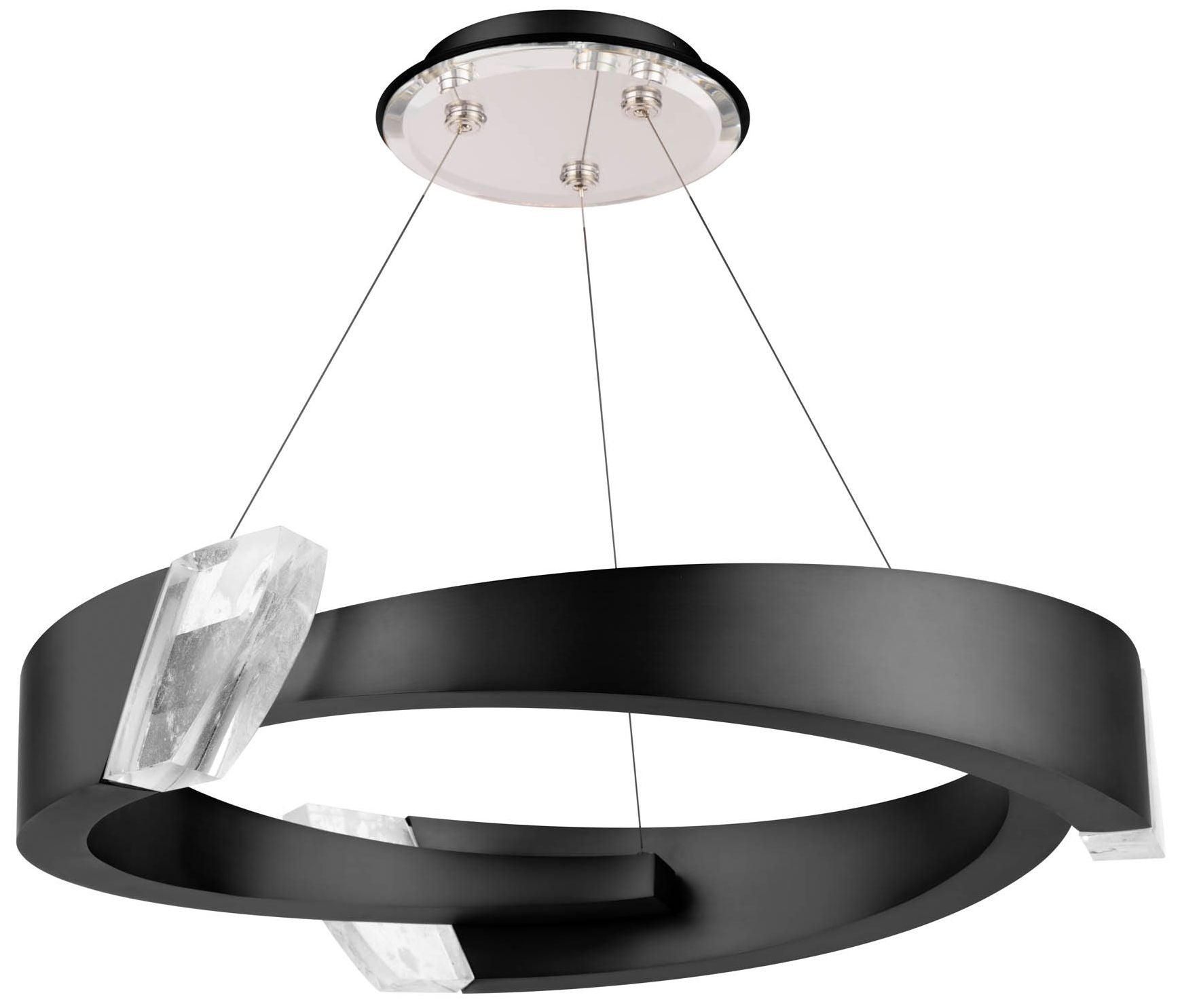 Embrace 5.5"H X 1-Light Crystal Chandelier