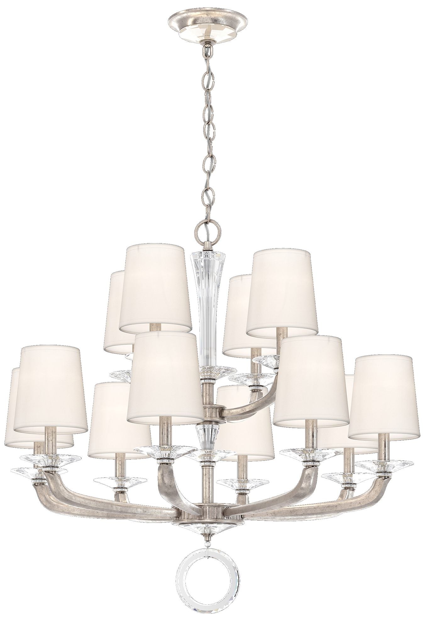 Emilea 31"H X 12-Light Crystal Chandelier