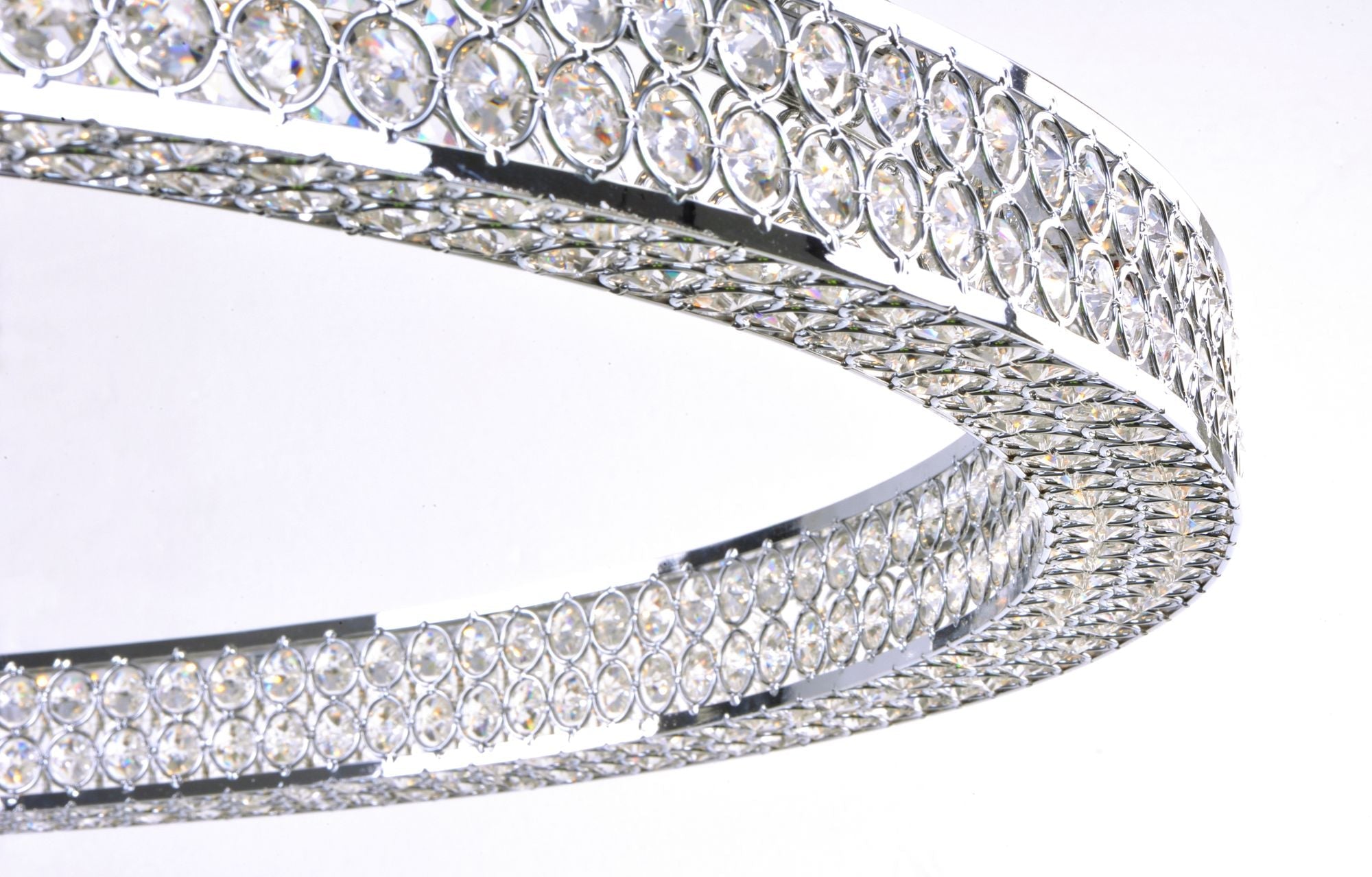 Eternity LED 1-Light 60" Wide Polished Chrome Pendant