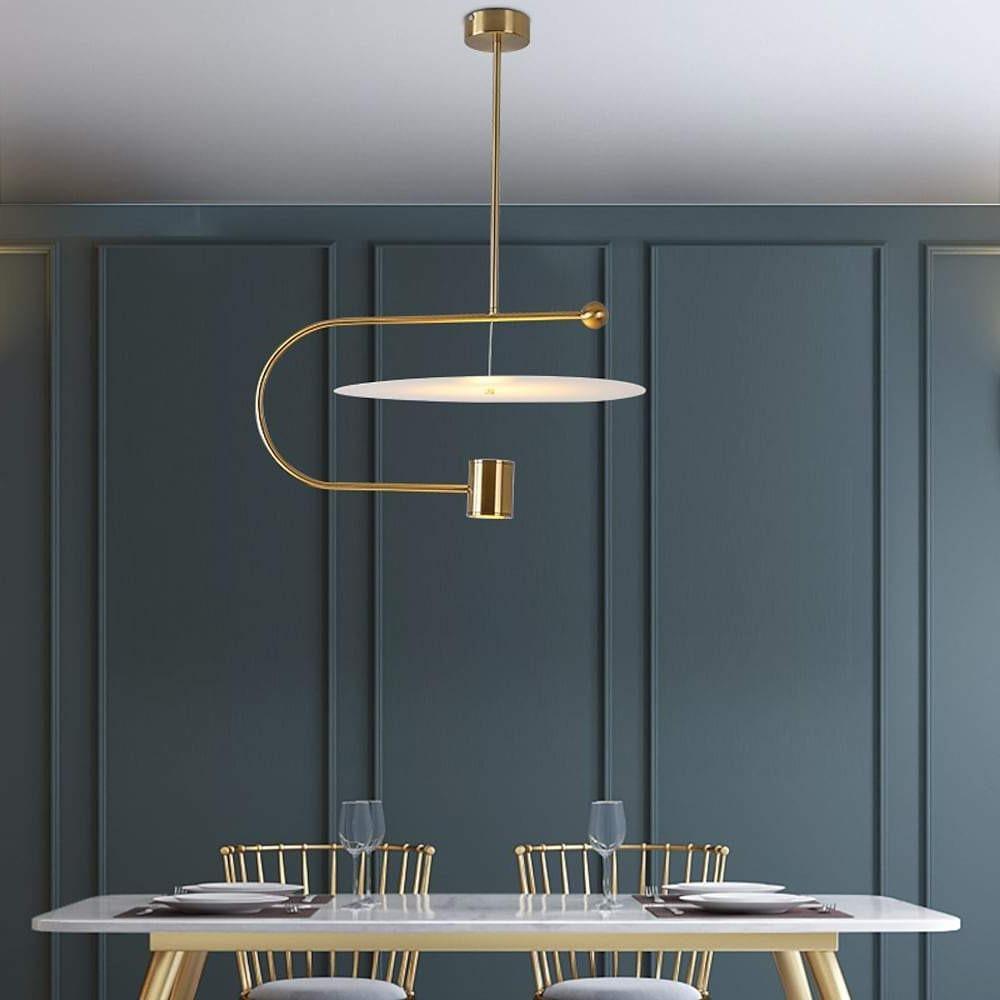 Globe Cylinder Pendant Lights Artistic Metal LED Light