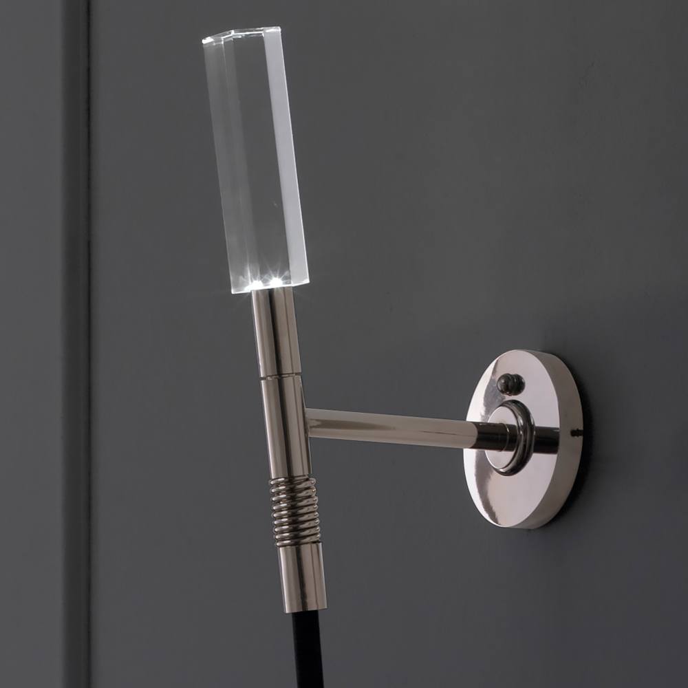 Exclusive Contemporary Single Black Rubber Wall Sconce