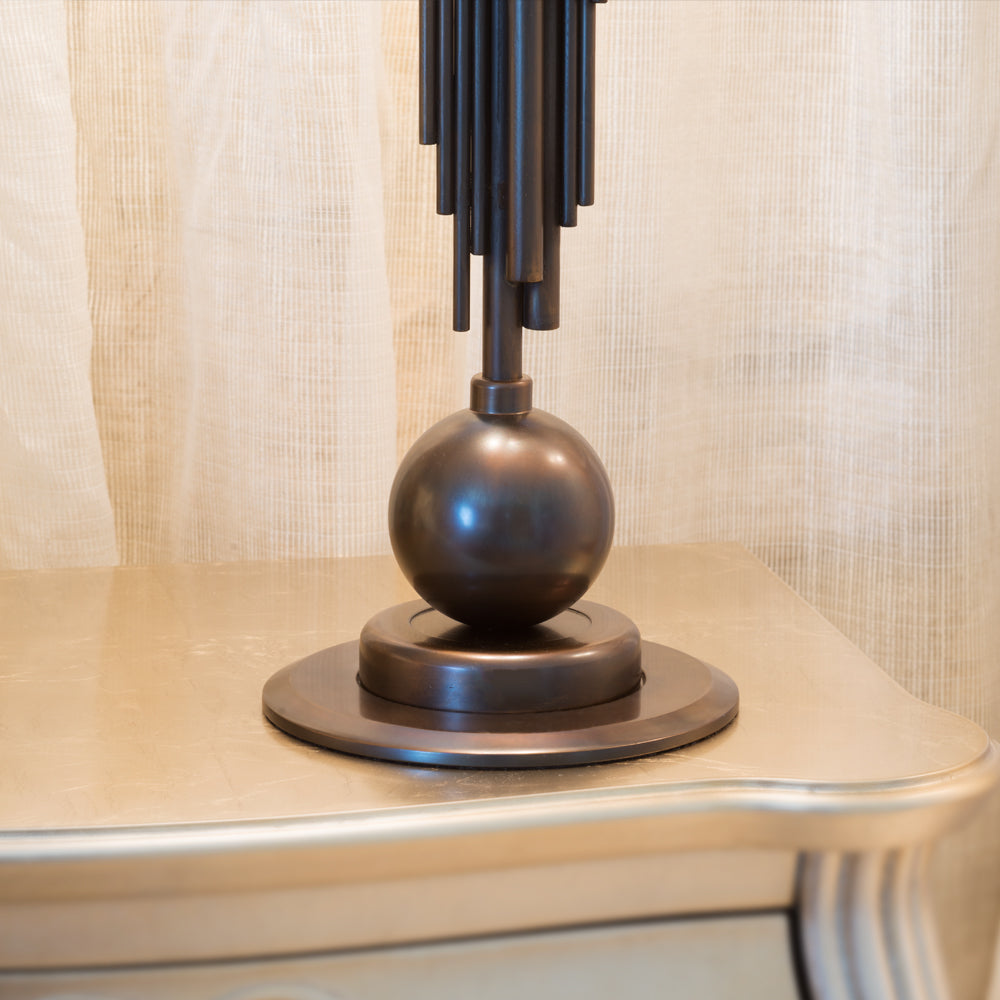 Exclusive Italian Brown and Gold Table Lamp