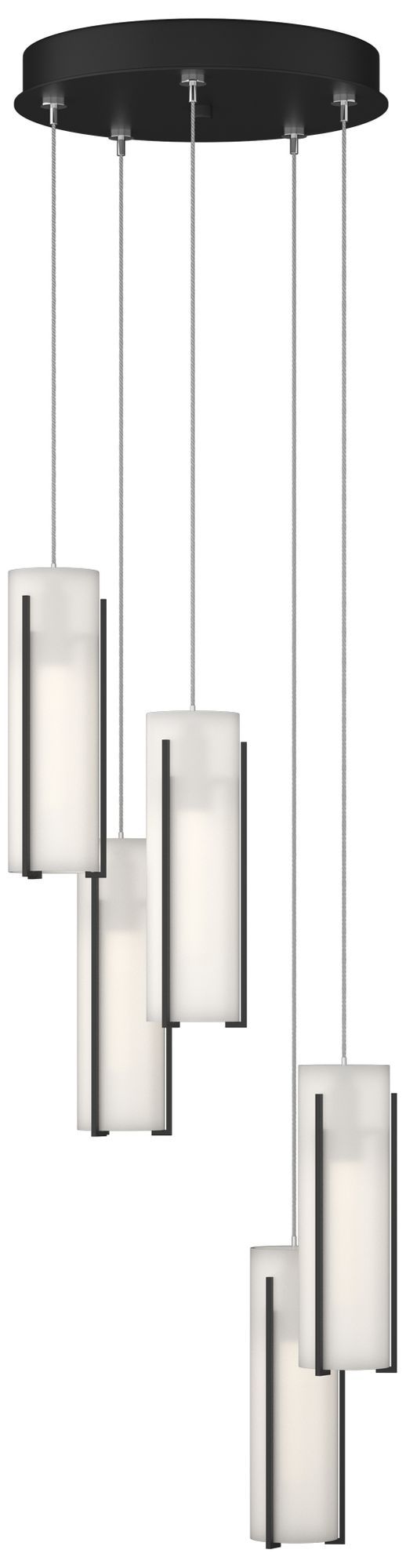 glass chandelier shown as a main product image for open living spaces