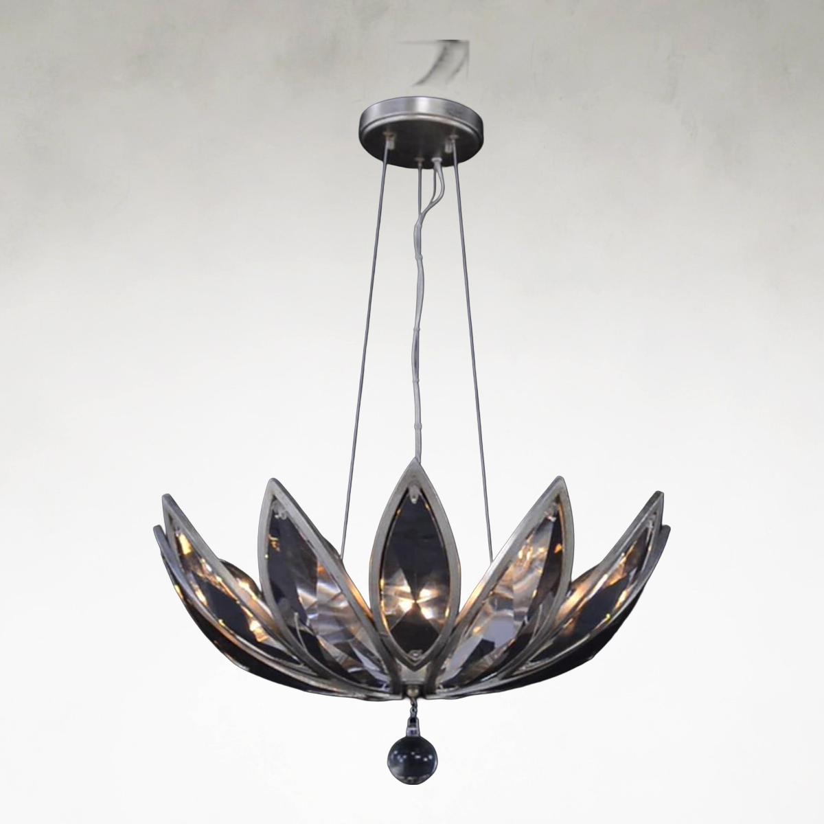 Petaline 6-Light 24.5-Inch Hanging Pendant Lamp