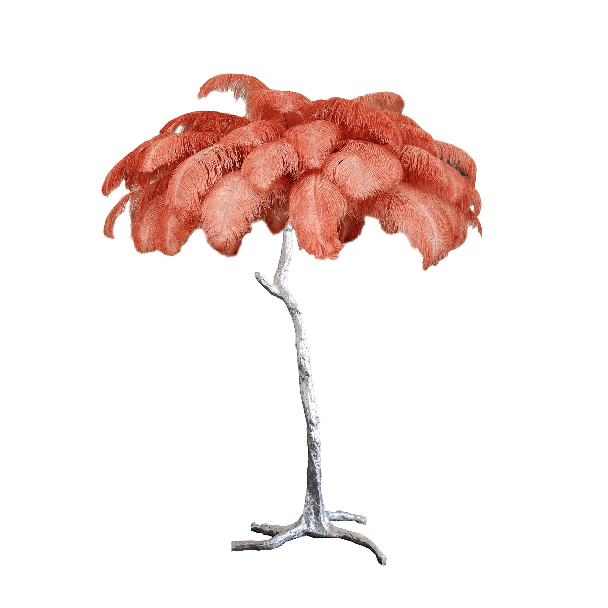 Feathered Elegance Brass Floor Lamp detail view 99