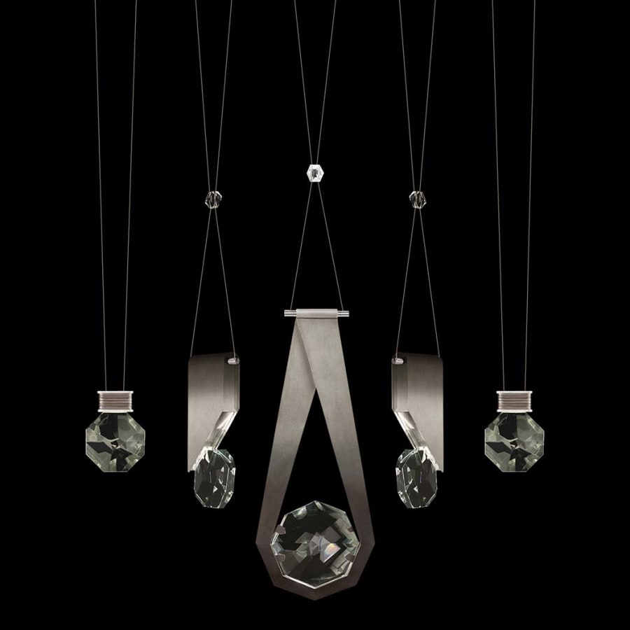 ARIA 10-Light 43" Wide LED Crystal Linear Pendant