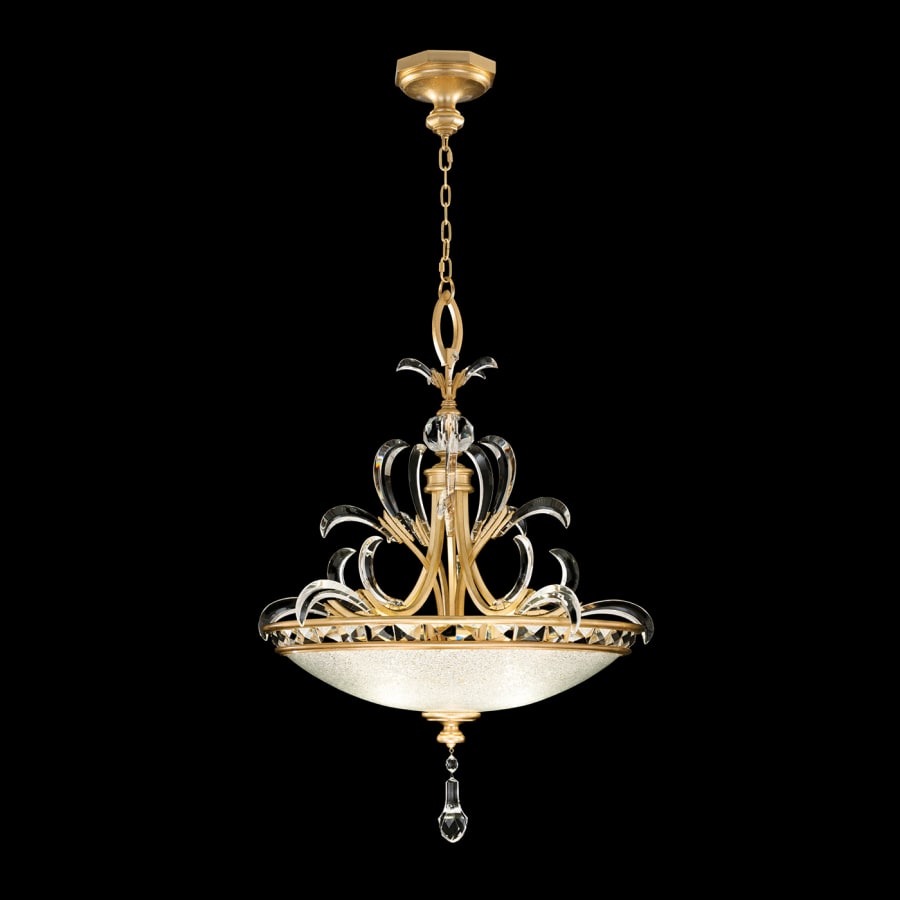 Beveled Arcs 3-Light 32" Wide Crystal Pendant