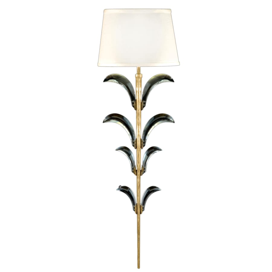 Beveled Arcs Gold Single-Light Wall Sconce