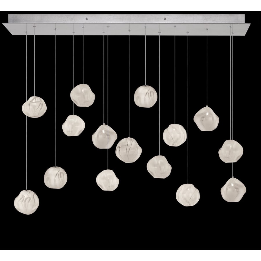 Glass Vesta 15-Light 48" Wide LED Multi Pendant Light detail view 2