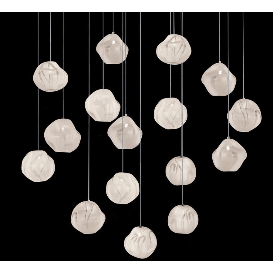 Glass Vesta 16-Light 32" Wide LED Multi Pendant Light