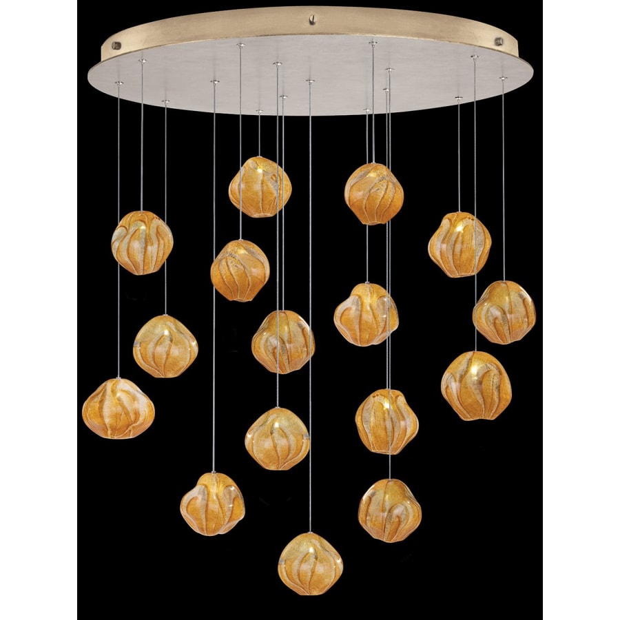 Glass Vesta 16-Light 32" Wide LED Multi Pendant Light