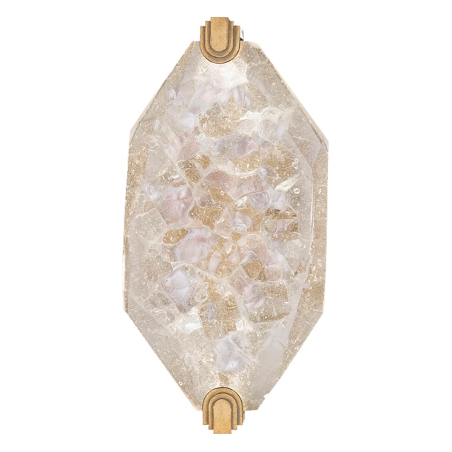 LED Wall Sconce in Gold Leaf Finish From the Allison
