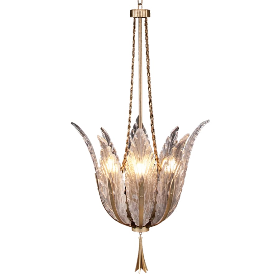 Plume 4-Light 18" Wide Crystal Pendant