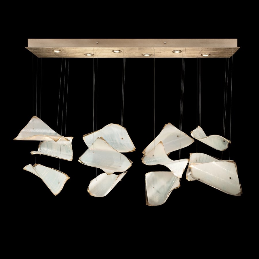 Elevate 6-Light 50" Wide LED Abstract Pendant Light