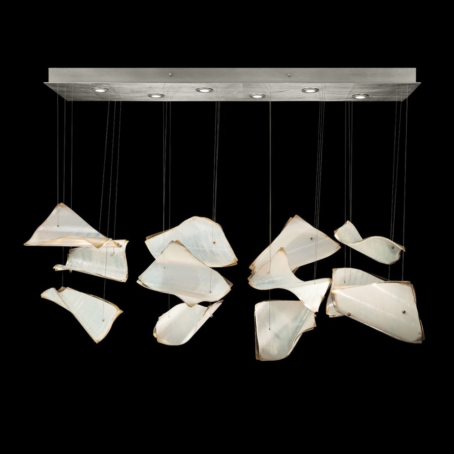 Elevate 6-Light 50" Wide LED Abstract Pendant Light