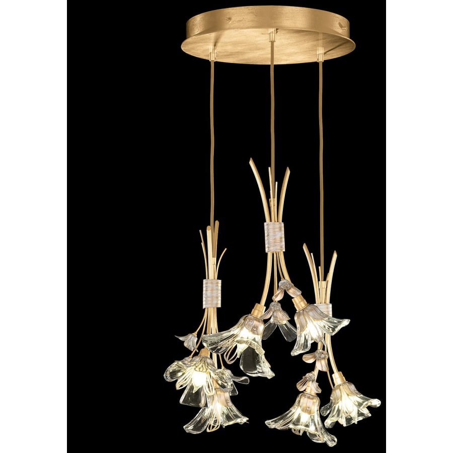 Azu 6-Light 22" Wide Crystal Multi-Light Pendant