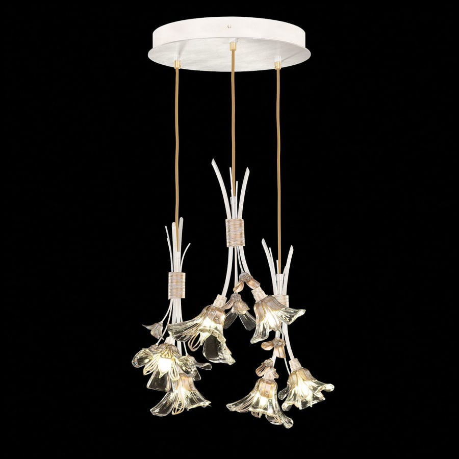 Azu 6-Light 22" Wide Crystal Multi-Light Pendant