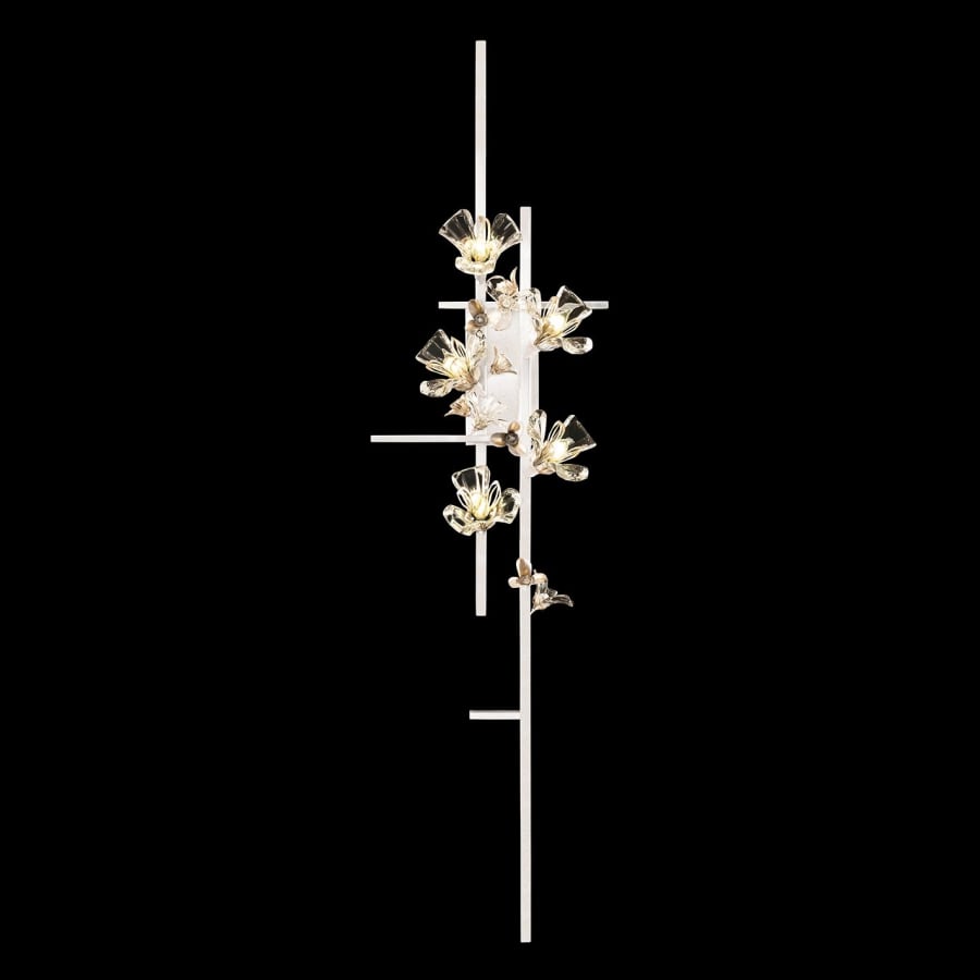 Artisan Azu 5 Light 64" Tall Wall Light, Bedroom Wall Sconce, Dimensions: Height: 64"