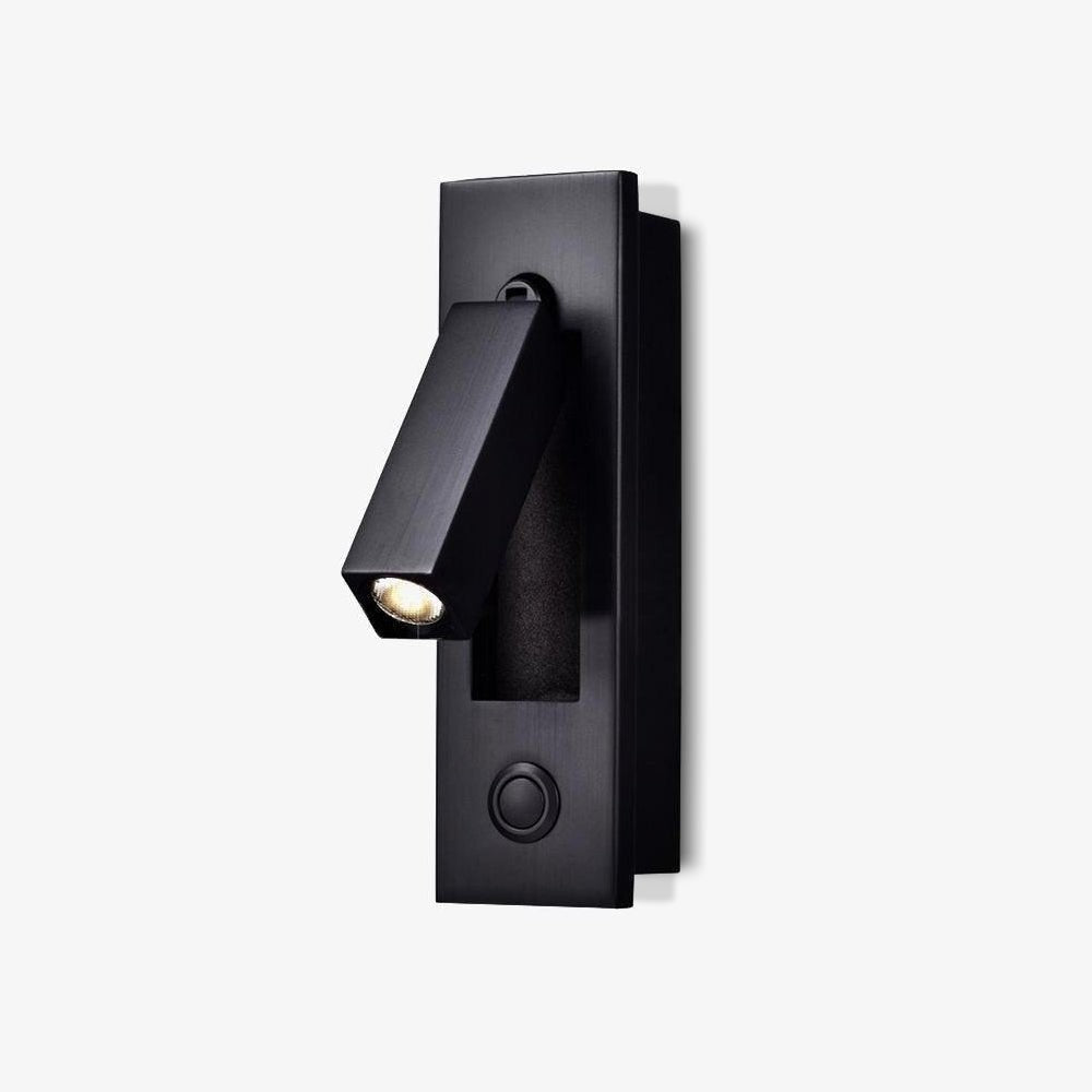 Flush-Fold Bedside Reading Light Wall Sconce
