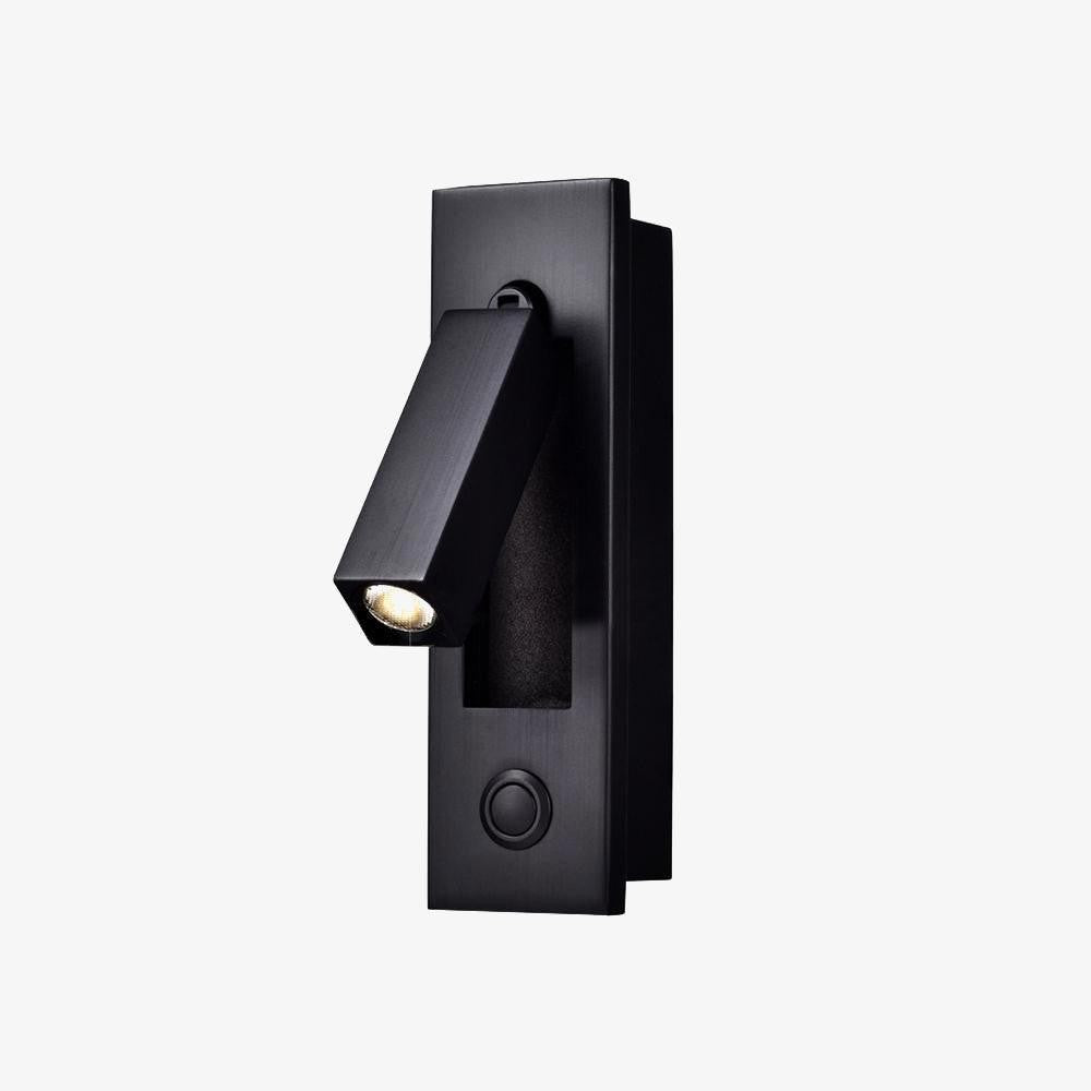 Flush-Fold Bedside Reading Light Wall Sconce