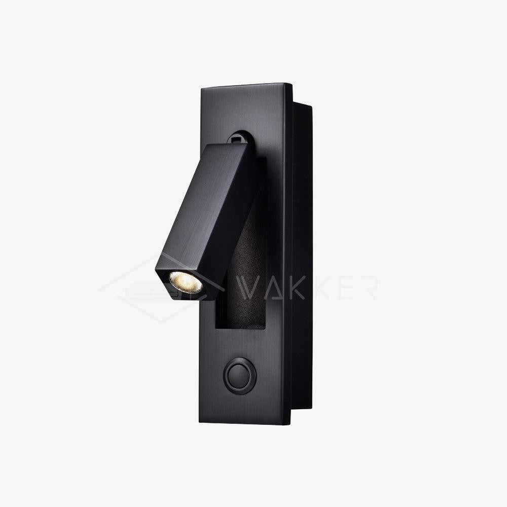 Flush-Fold Bedside Reading Light Wall Sconce