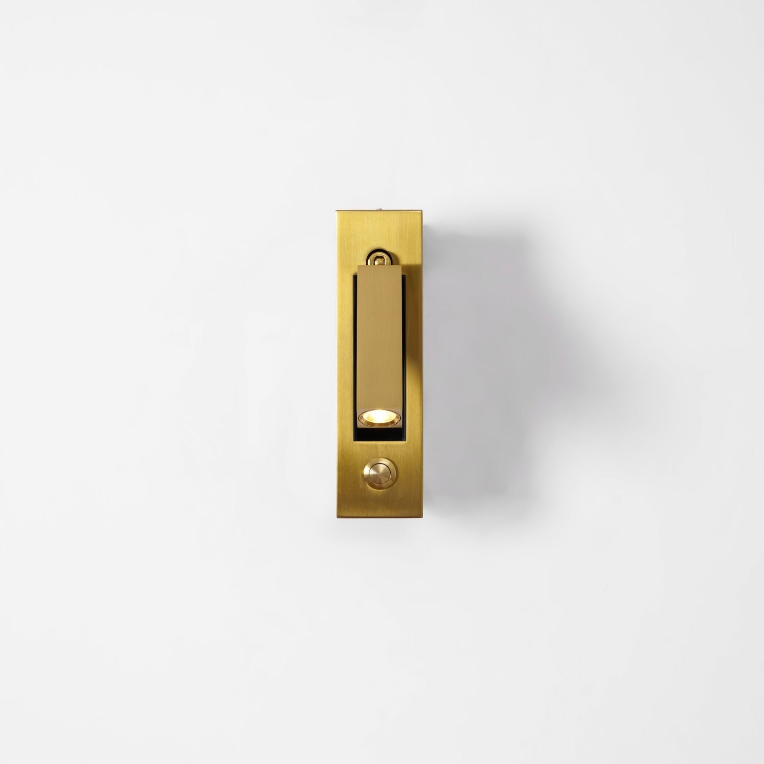Flush-Fold Bedside Reading Light Wall Sconce