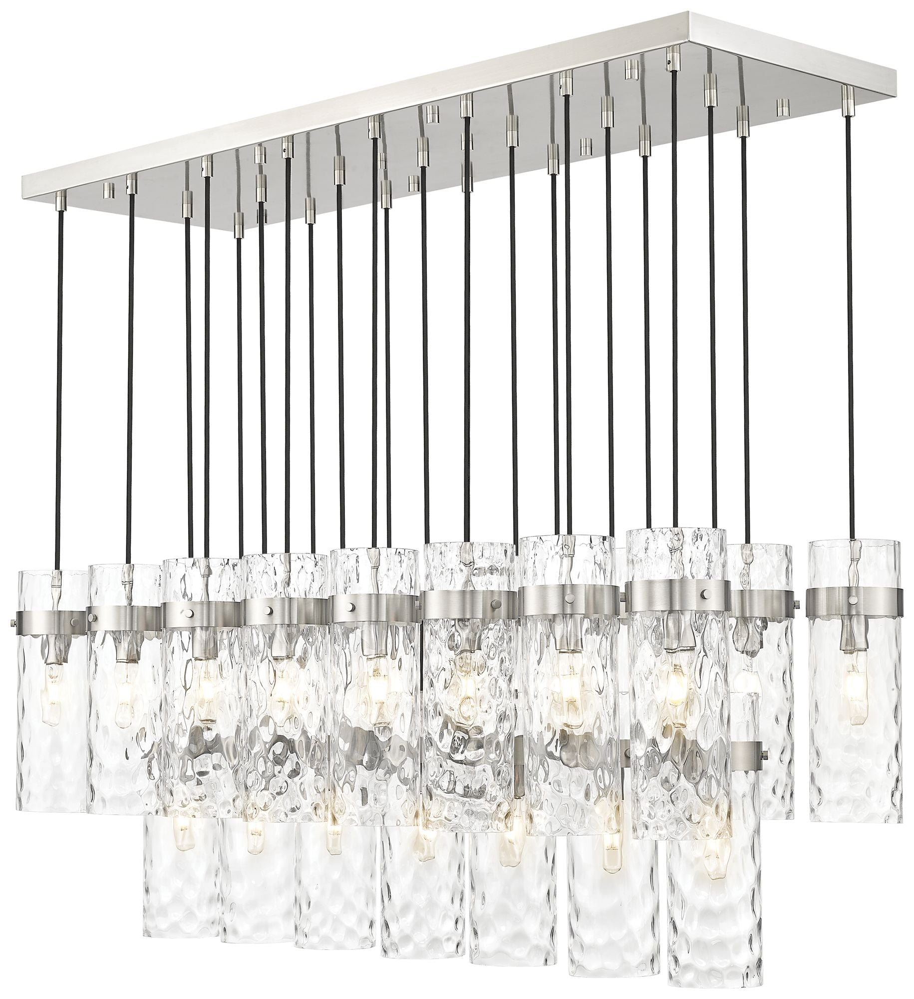 Fontaine Brushed Nickel 54.5 Linear Pendant