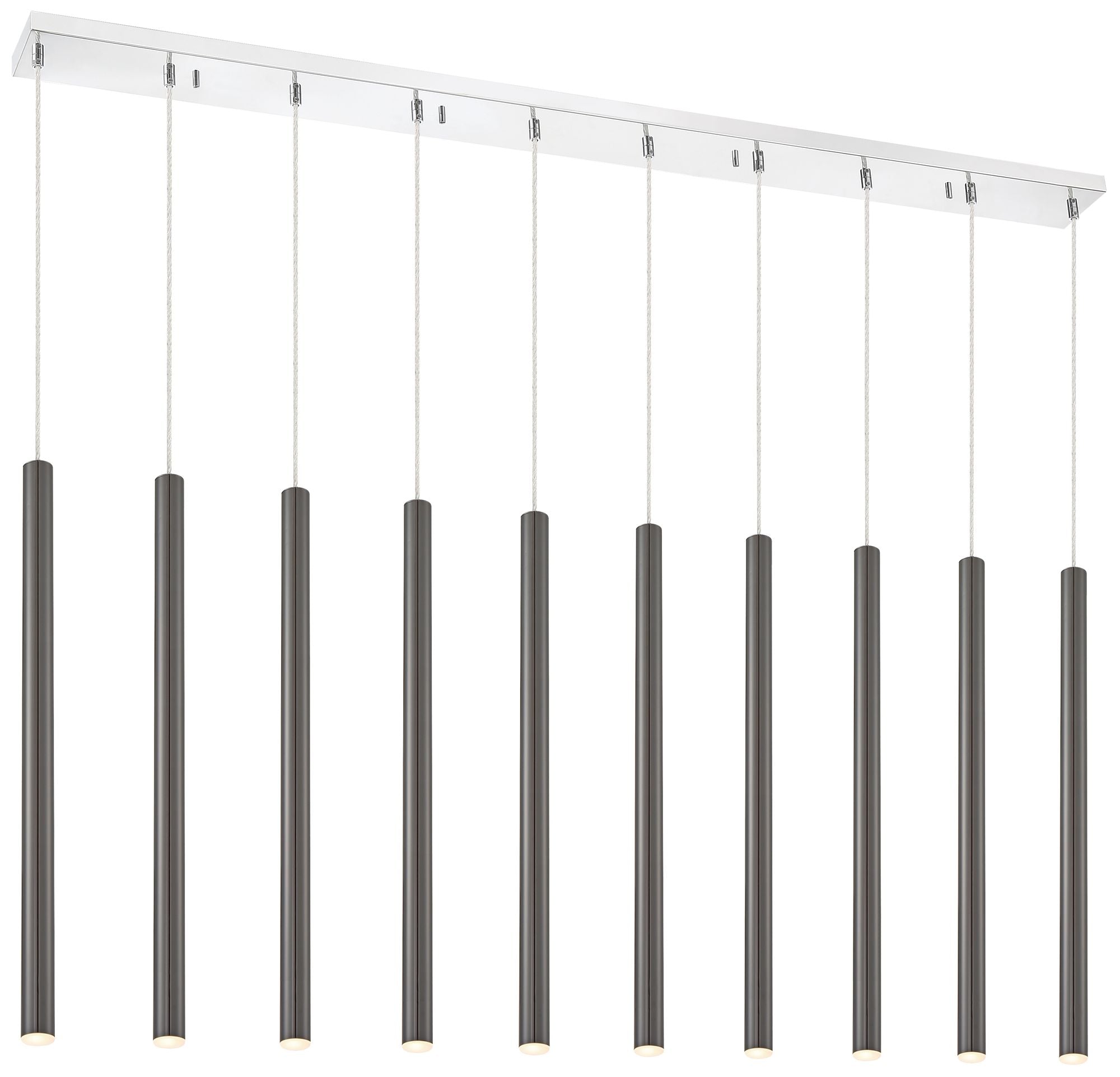 Forest Chrome 10-Light Island Pendant