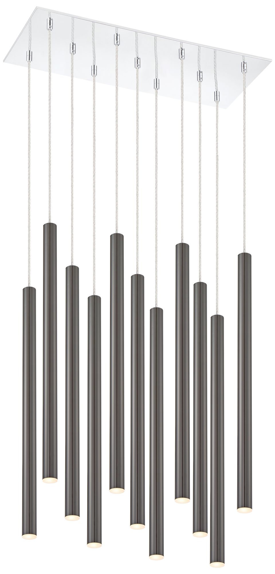 Forest Chrome 11-Light Chandelier