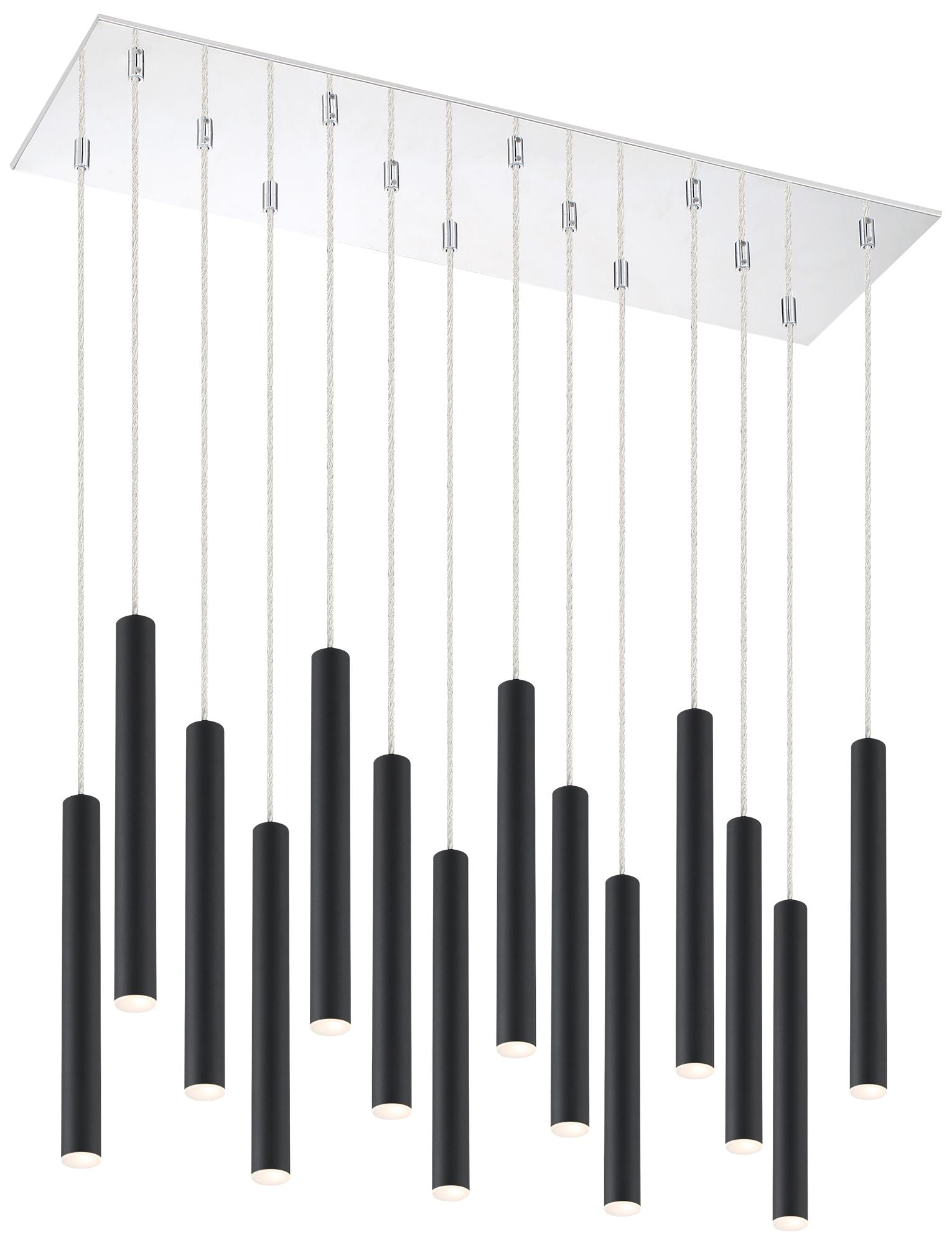 Forest Chrome 14-Light Chandelier