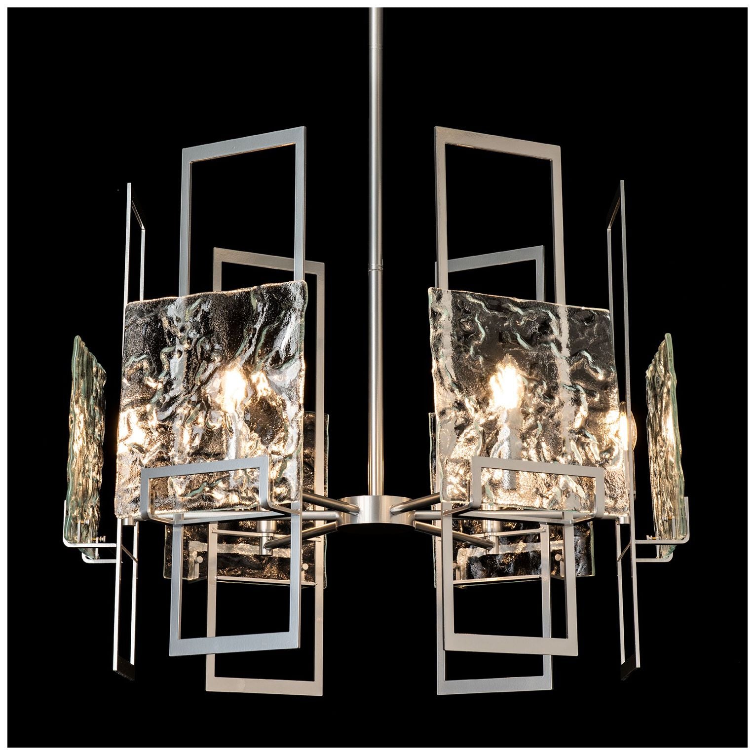 Geo 6-Light Sterling Chandelier