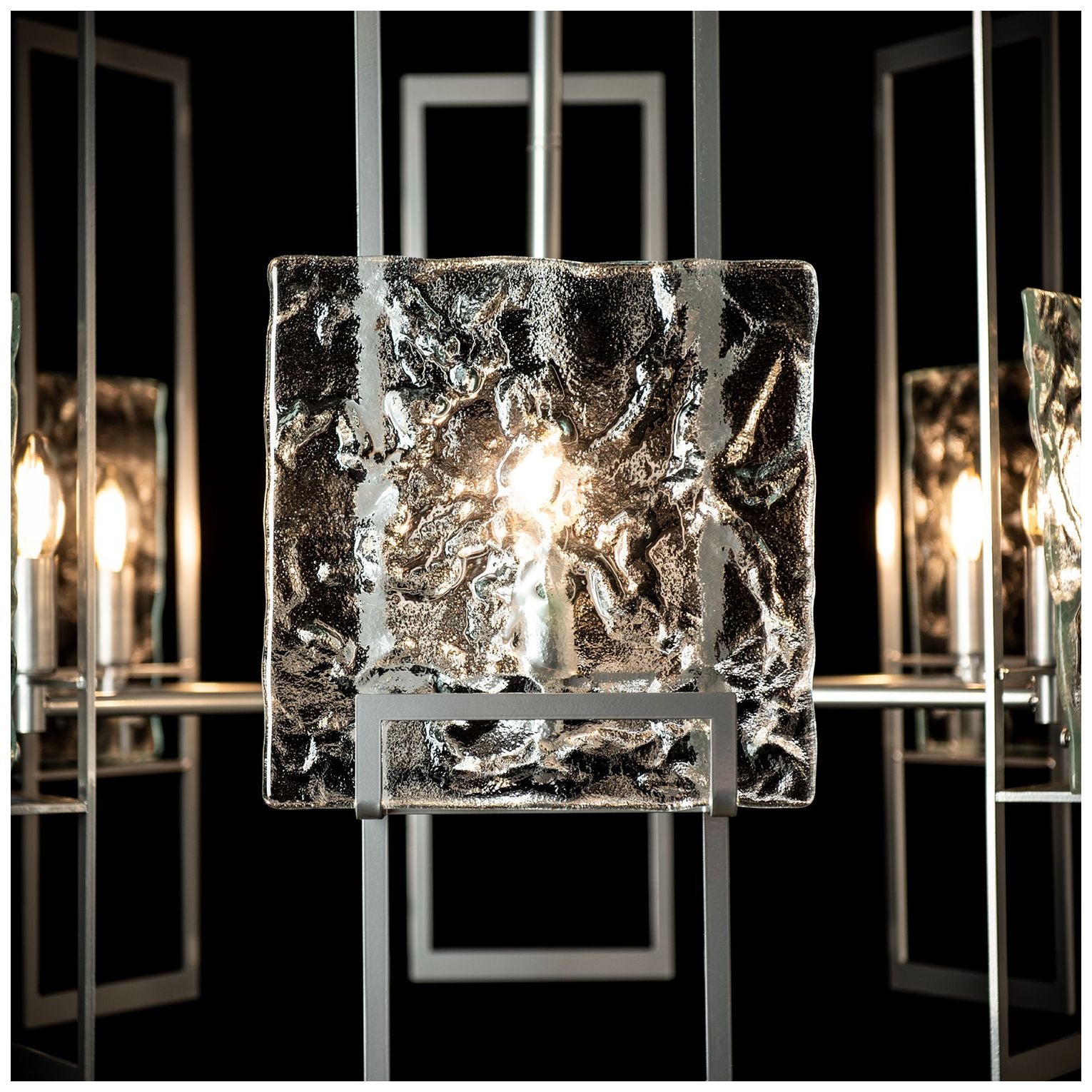 Geo 6-Light Sterling Chandelier