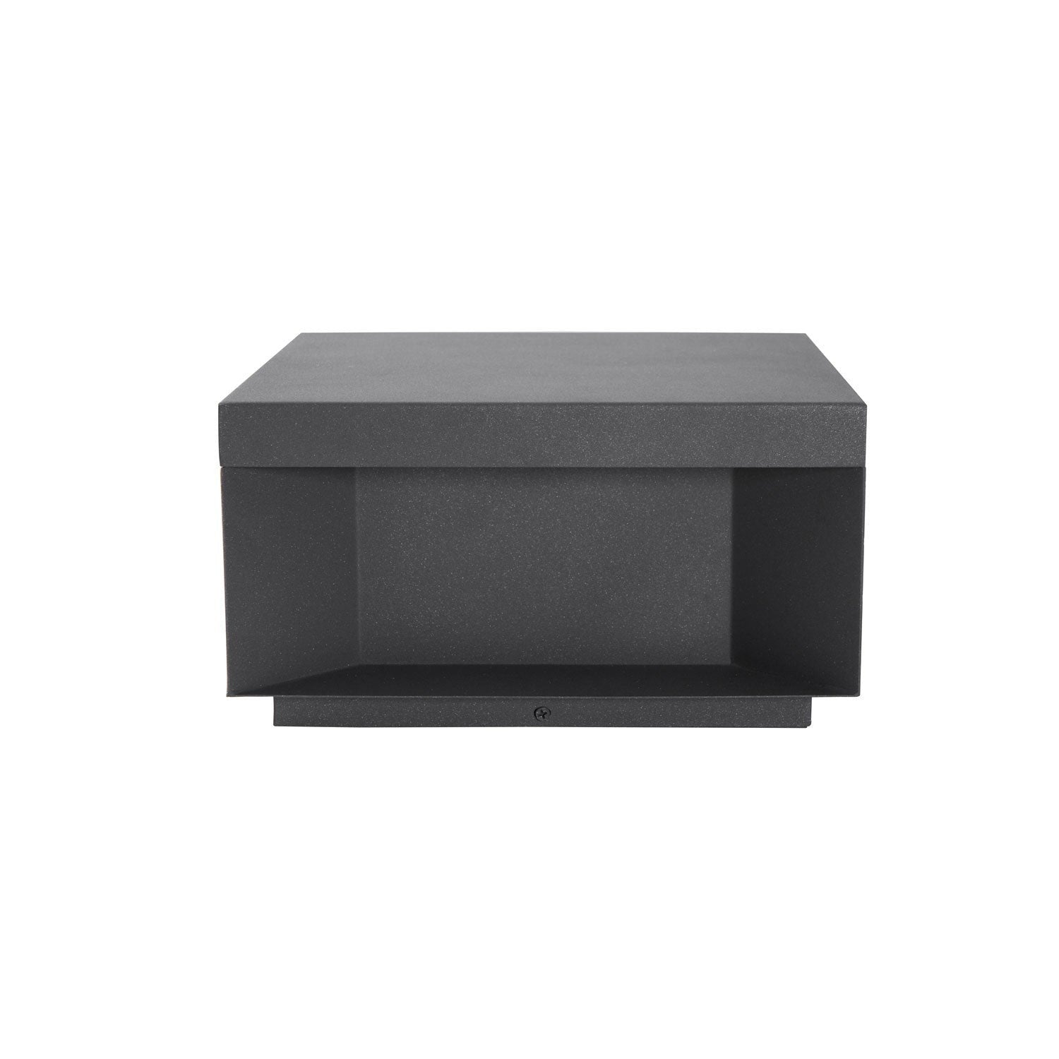 Geometric Black Outdoor Post Lantern