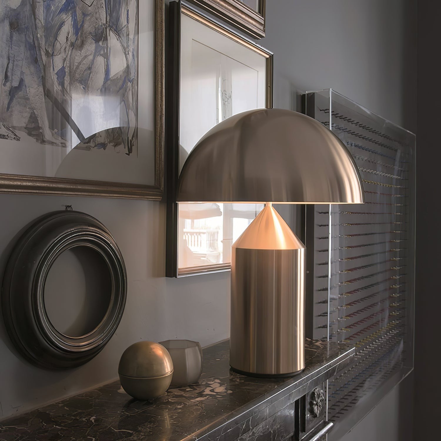 Geometric Dome Table Lamp