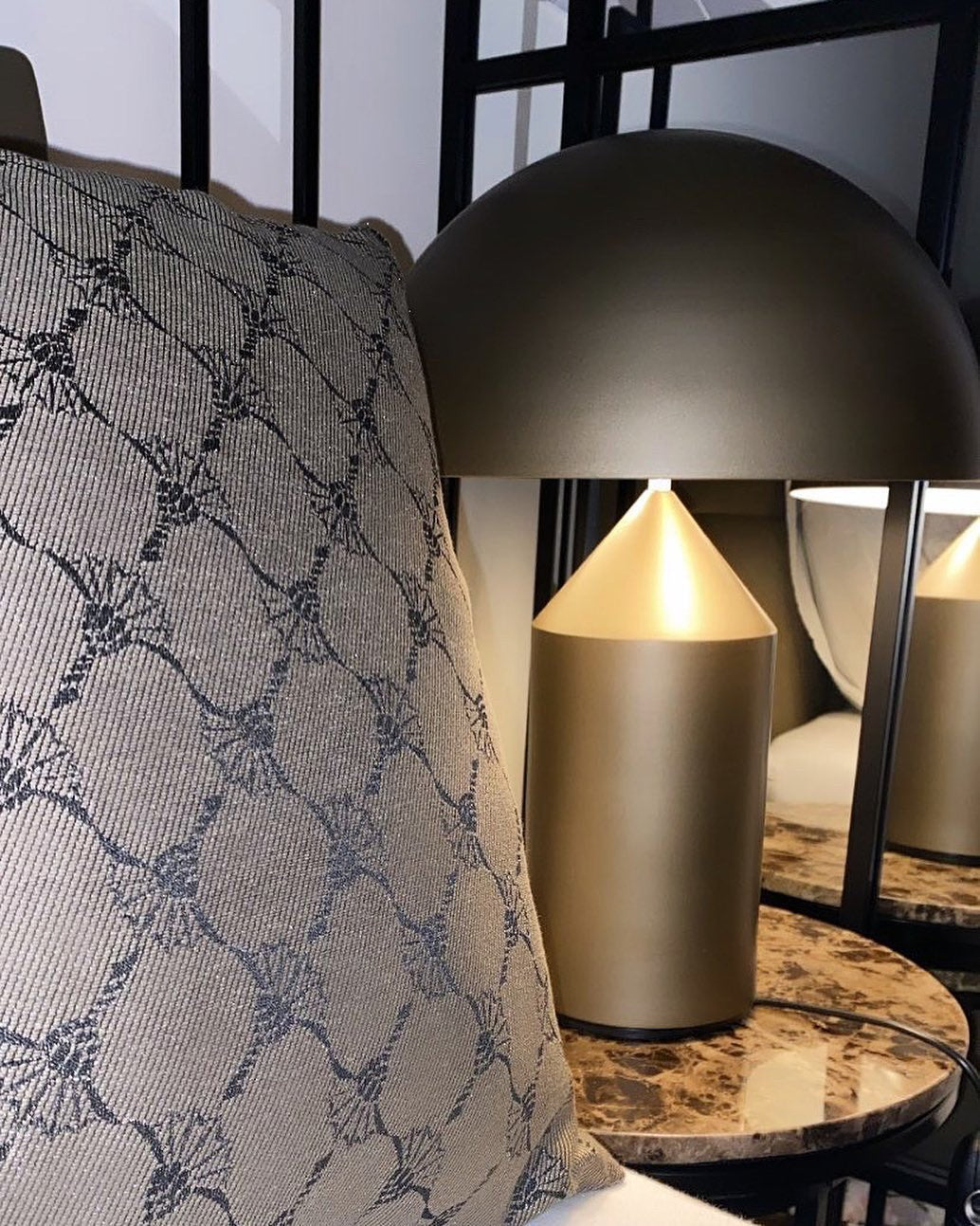 Geometric Dome Table Lamp