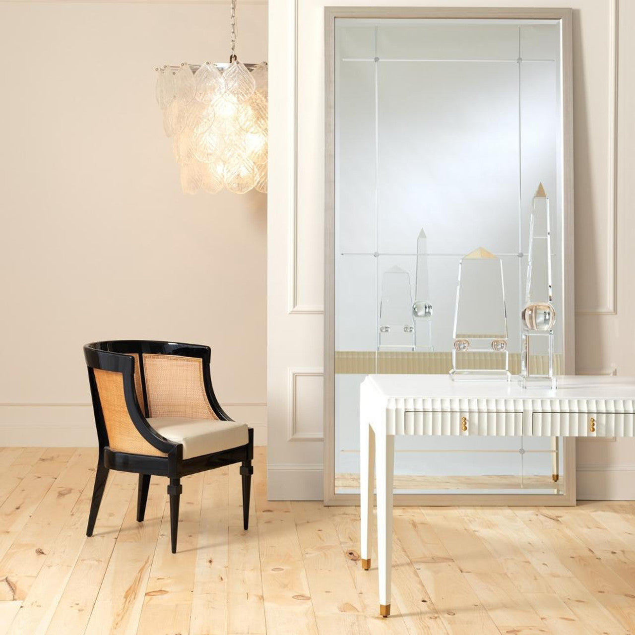 Exposition Brushed Brass Chandelier