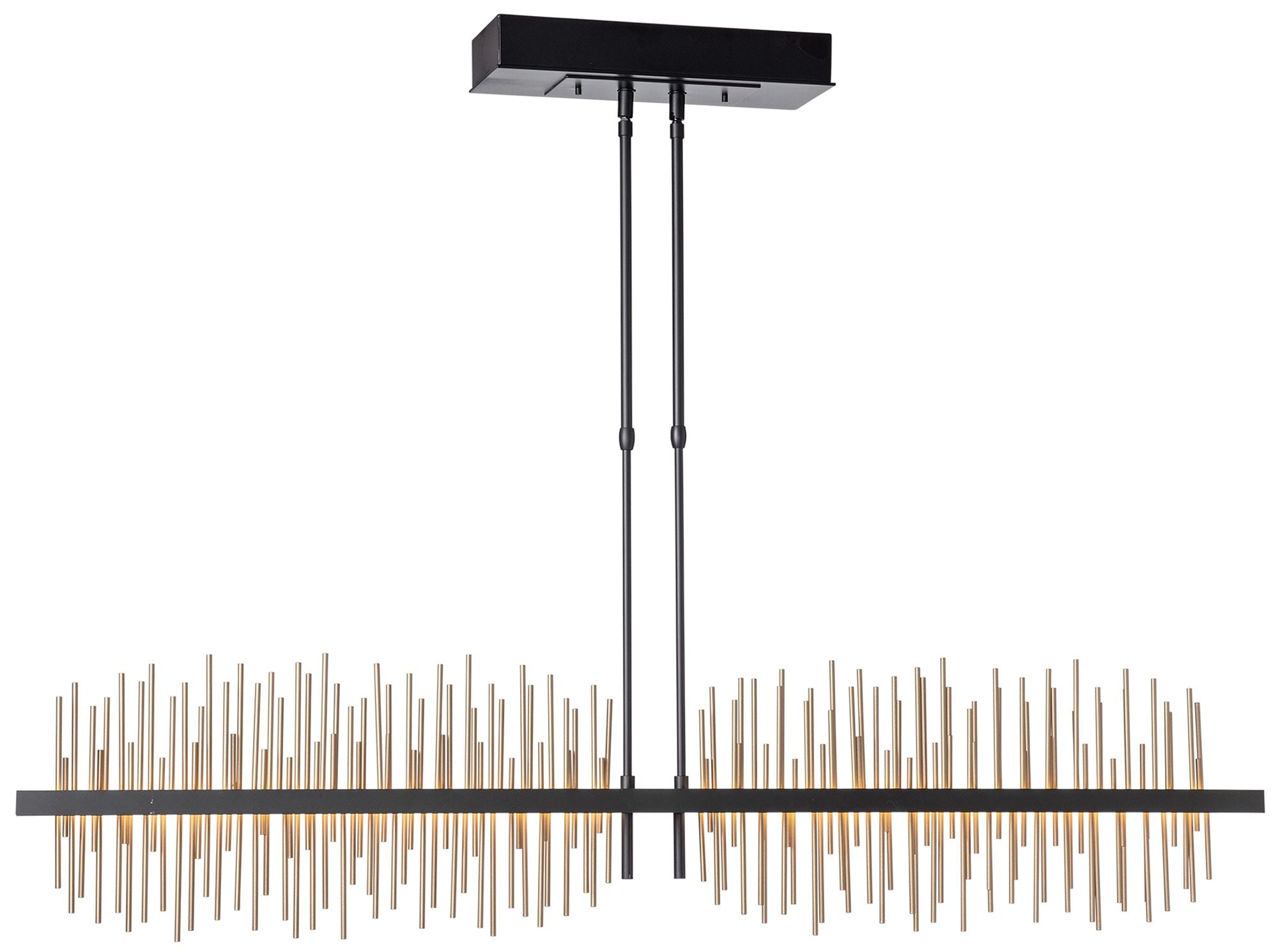 Gossamer 51.9" Wide Large Black and Soft Pendant Light