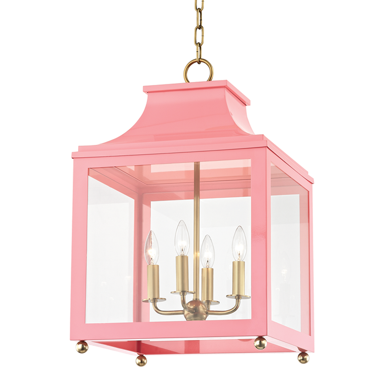 Renaie 12-Light LED Aged Brass Pendant