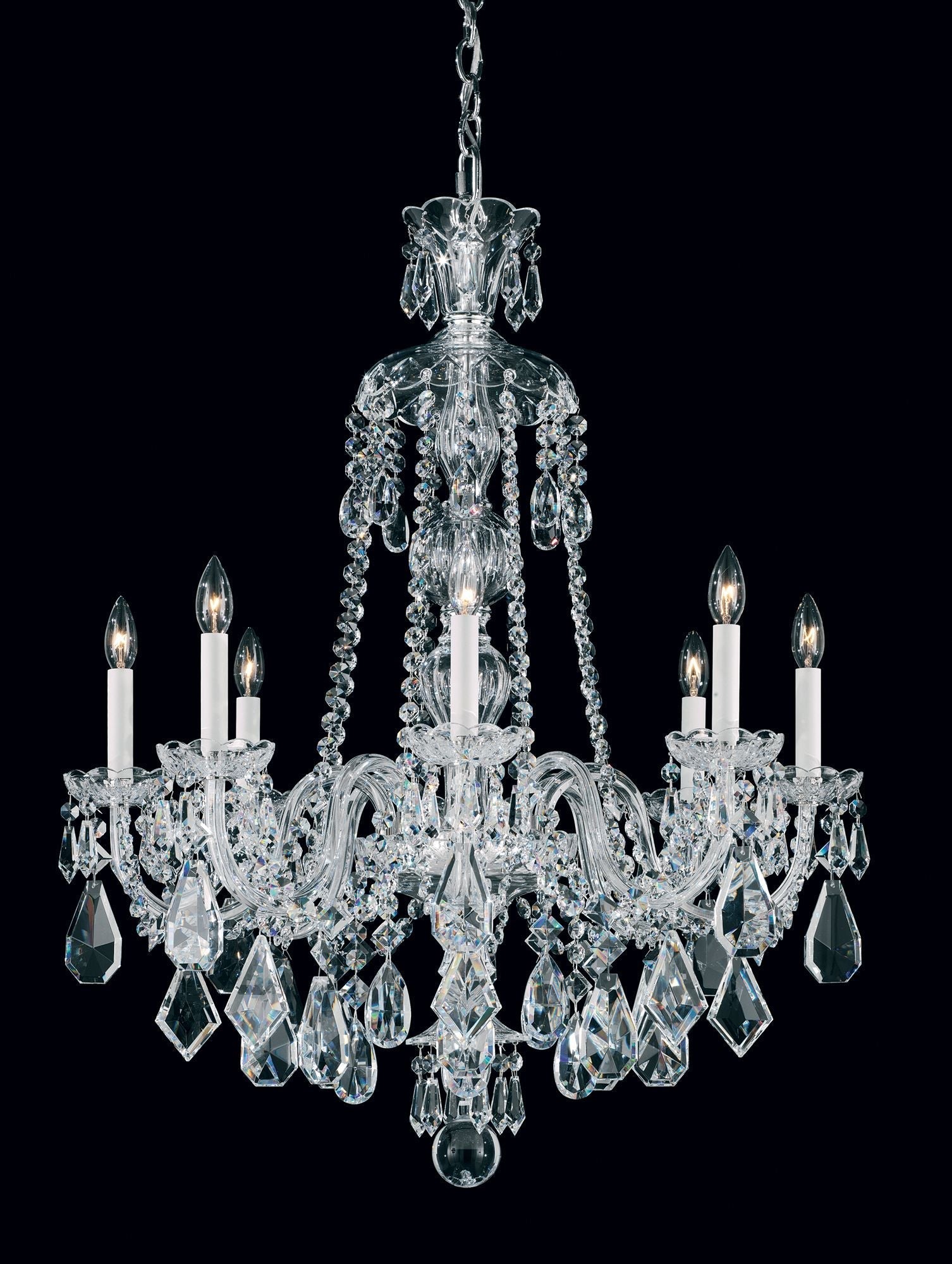 Hamilton 35"H X 8-Light Crystal Chandelier