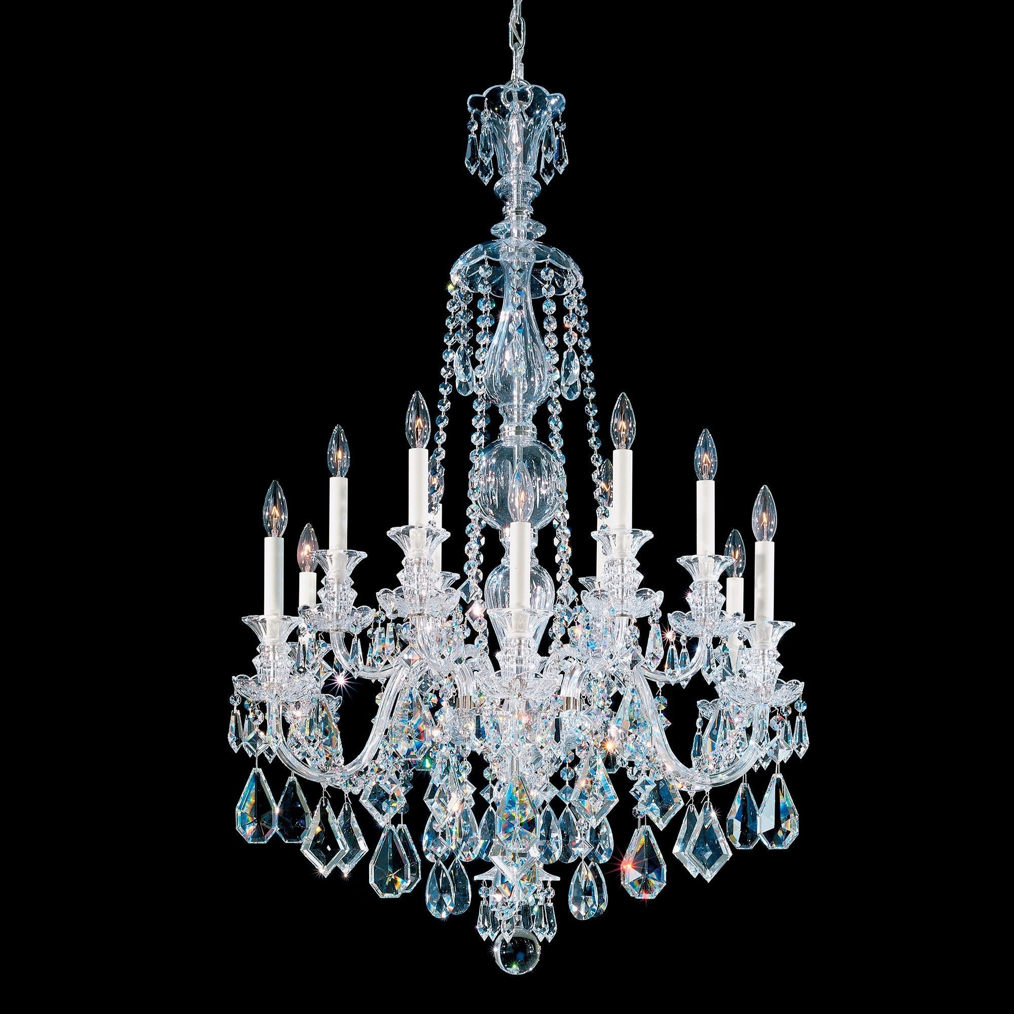 Hamilton 44"H X 12-Light Crystal Chandelier